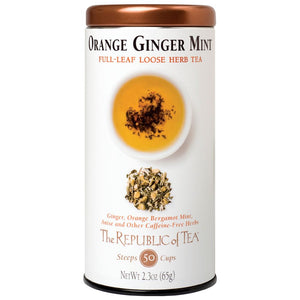 The Republic of Tea - Orange Ginger Mint Herbal Full-Leaf (Single)