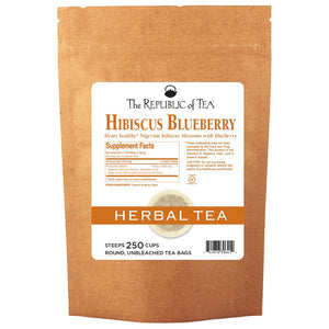 The Republic of Tea - Superflower® Hibiscus Blueberry Bulk Bag (250 ct)