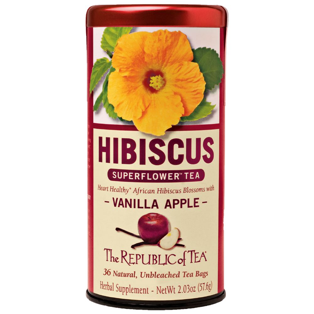 The Republic of Tea - Superflower® Hibiscus Vanilla Apple (Case)