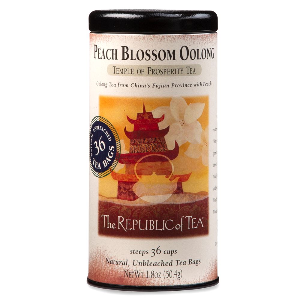 The Republic of Tea - Peach Blossom Oolong (Case)