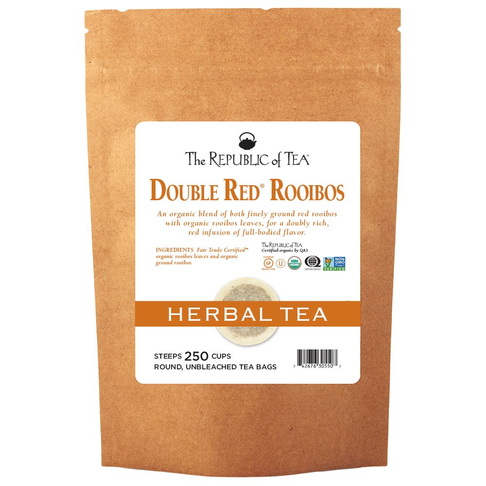 The Republic of Tea - Organic Double Red® Rooibos Bulk Bag (250 ct)