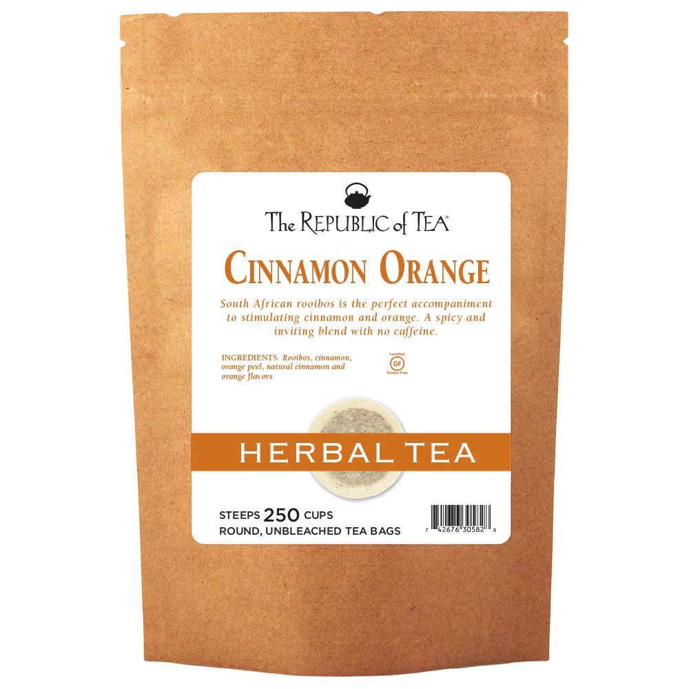 The Republic of Tea - RED Cinnamon Orange Bulk Bag (250 ct)