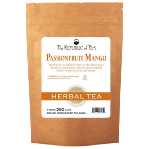 The Republic of Tea - RED Passionfruit Mango Full-Leaf Bulk Bag (1 lb)