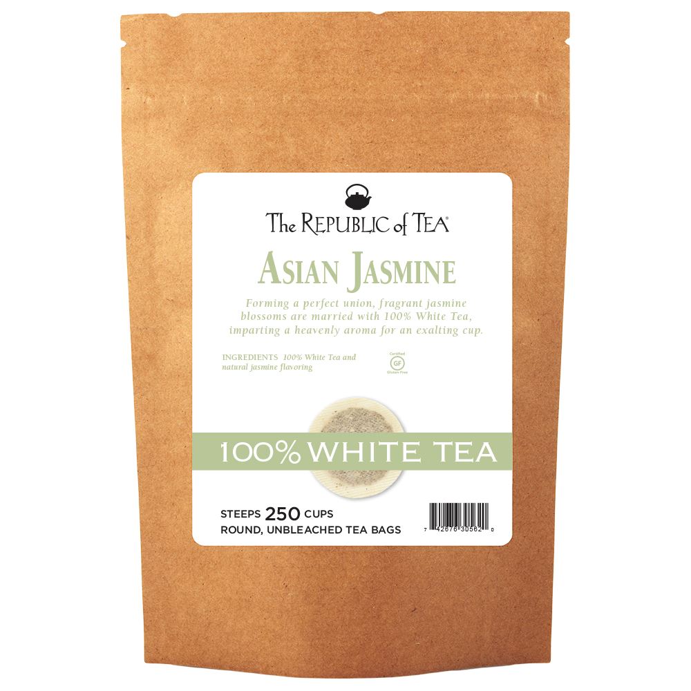 The Republic of Tea - Asian Jasmine 100% White Bulk Bag (250 ct)
