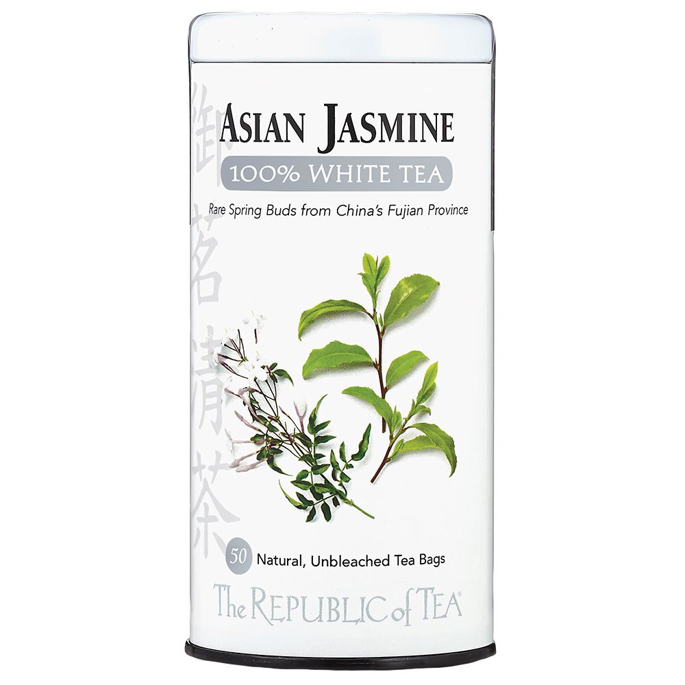 The Republic of Tea - Asian Jasmine 100% White (Case)