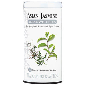 The Republic of Tea - Asian Jasmine 100% White (Single)