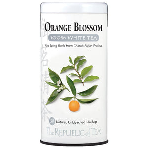 The Republic of Tea - Orange Blossom 100% White (Case)