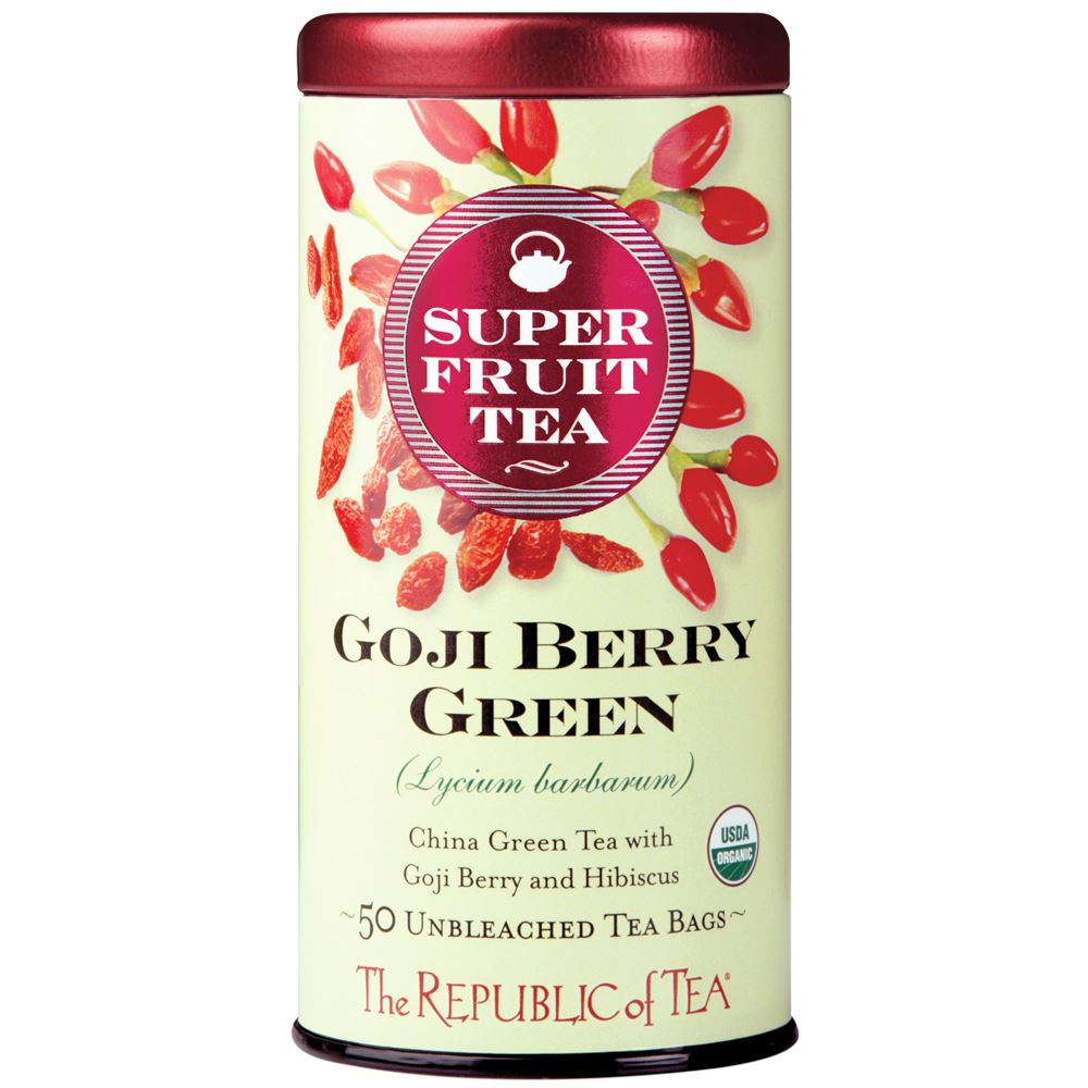 The Republic of Tea - Superfruit™ Organic Goji Berry Green (Case)
