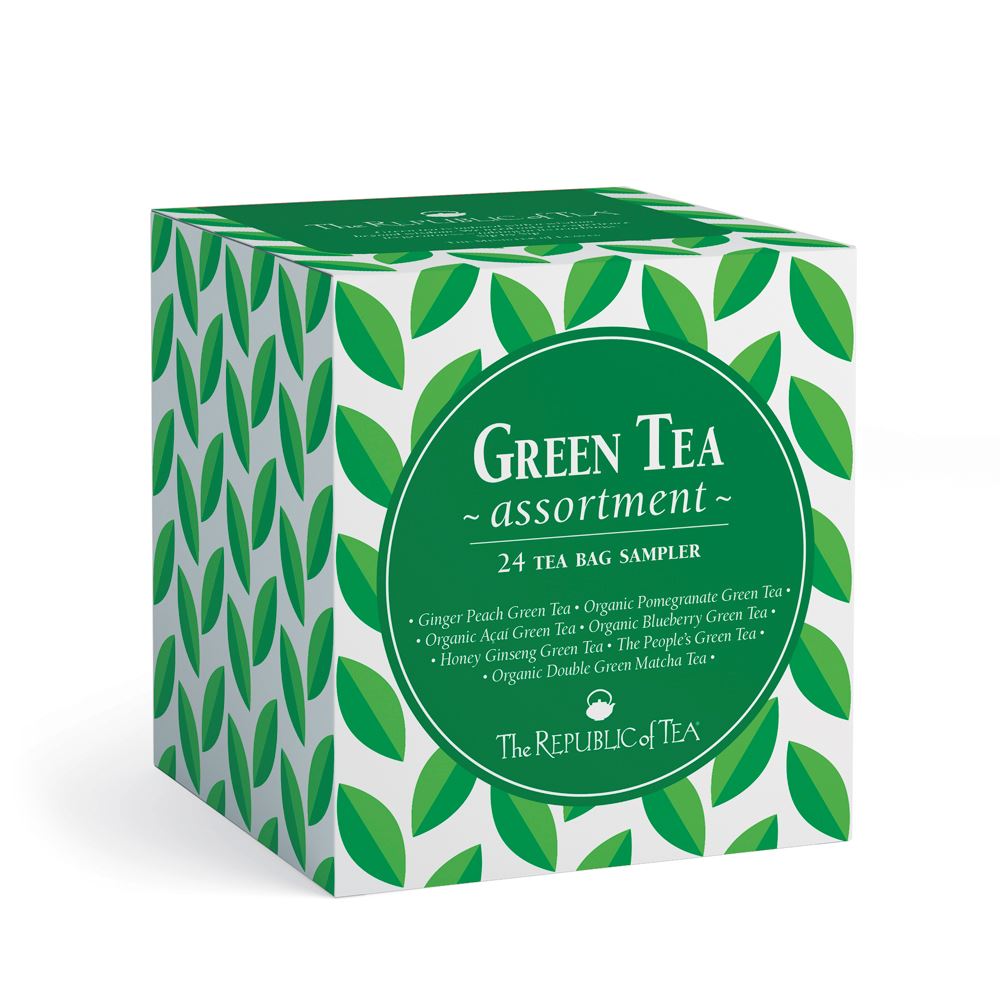 The Republic of Tea - Green Tea Assortment Cube