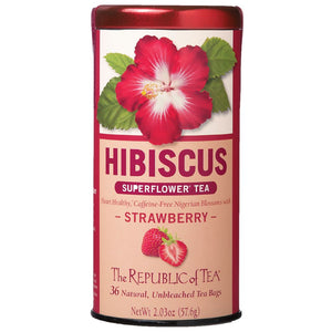 The Republic of Tea - Superflower® Hibiscus Strawberry (Case)