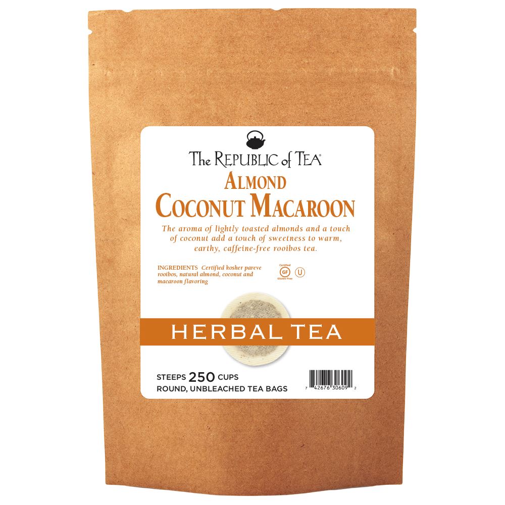 The Republic of Tea - Almond Coconut Macaroon Red Bulk Bag (250 ct)