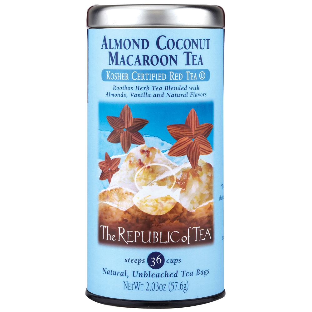 The Republic of Tea - Almond Coconut Macaroon Red (Case)