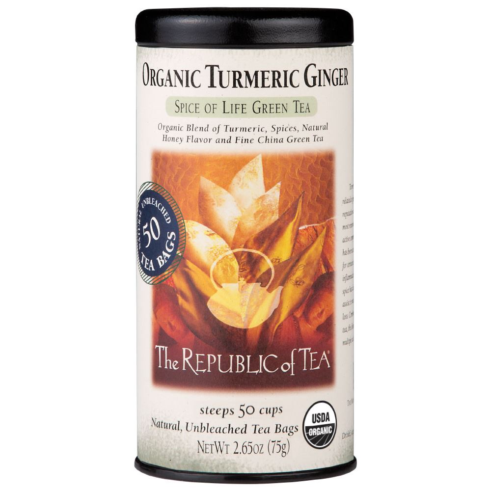 The Republic of Tea - Organic Turmeric Ginger (Single)