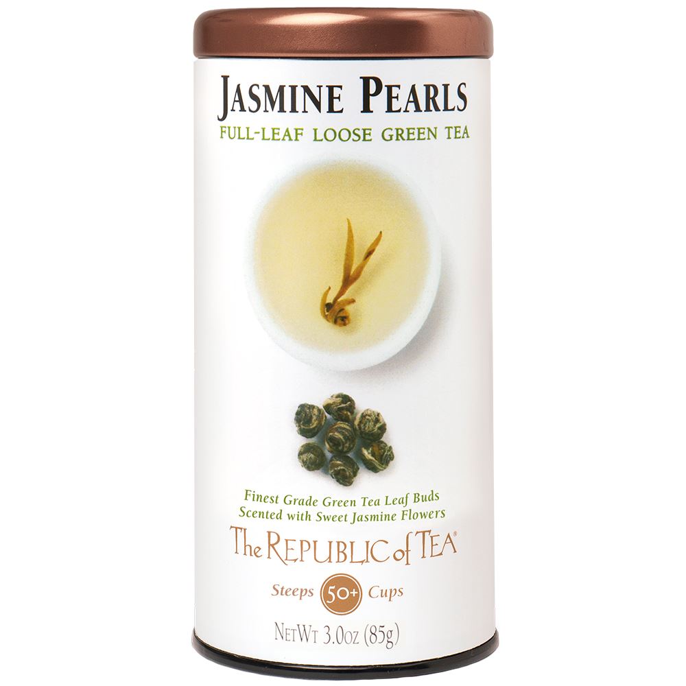 The Republic of Tea - Jasmine Pearls Green Full-Leaf (Case)
