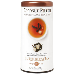 The Republic of Tea - Coconut Pu-erh Black Full-Leaf (Single)