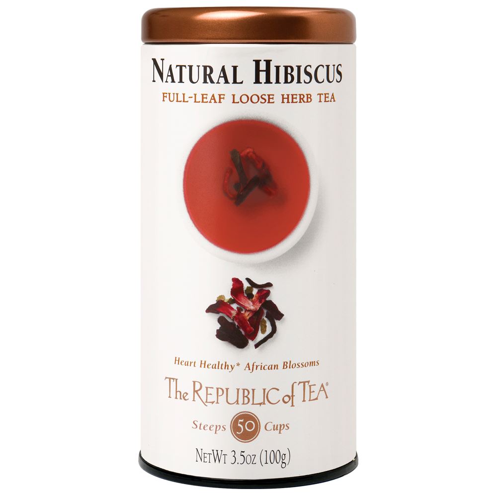 The Republic of Tea - Superflower¨ Hibiscus Natural Full-Leaf (Single)