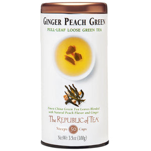 The Republic of Tea - Ginger Peach Green Full-Leaf (Single)
