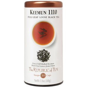 The Republic of Tea - Keemun 1110 Black Full-Leaf (Case)