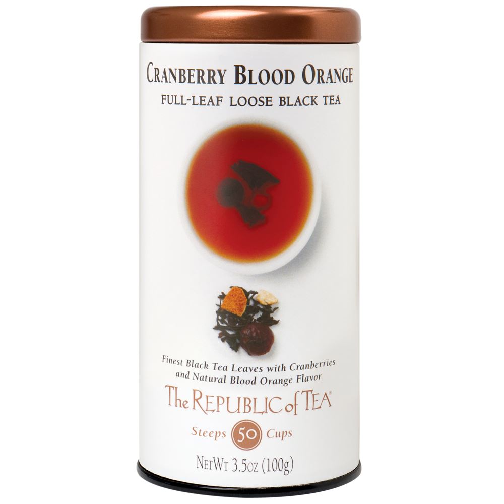 The Republic of Tea - Cranberry Blood Orange Full-Leaf (Case)