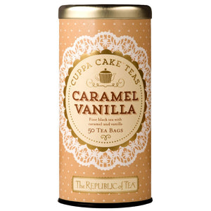 The Republic of Tea - Caramel Vanilla Cuppa Cake® Black (Case)