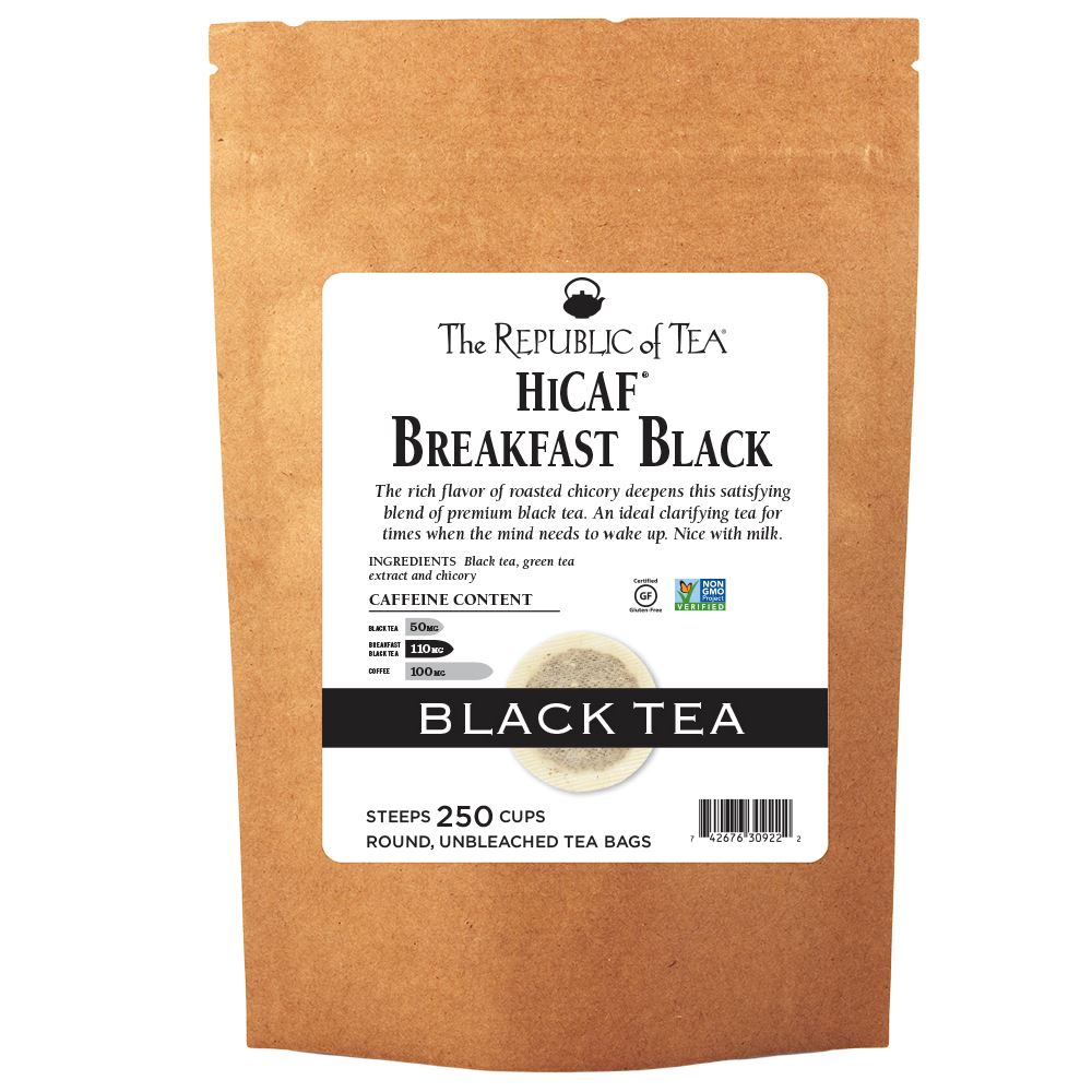 The Republic of Tea - HiCAF® Breakfast Black Bulk Bag (250 ct)