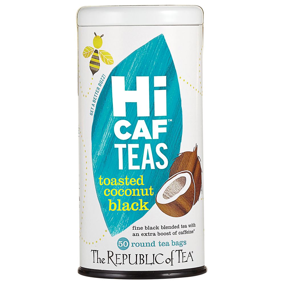 The Republic of Tea - HiCAF® Toasted Coconut Black (Single)