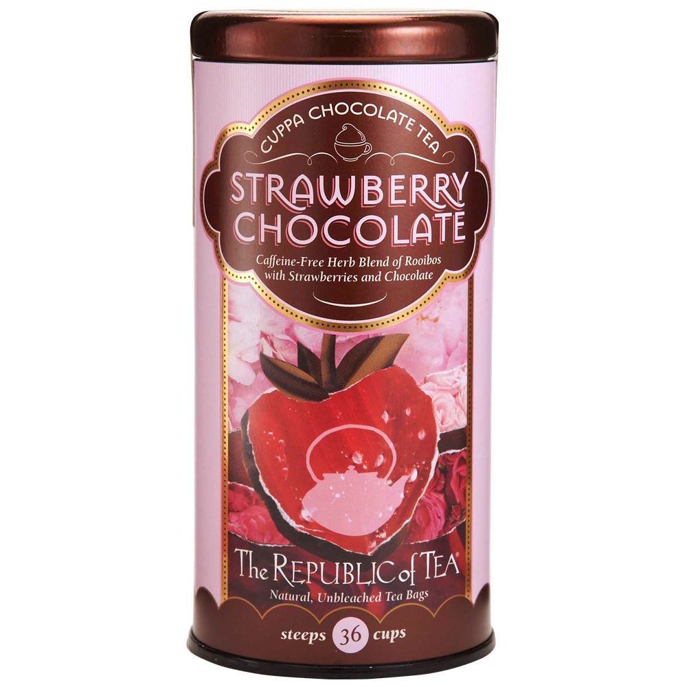 The Republic of Tea - Cuppa Chocolate Strawberry Chocolate (Case)