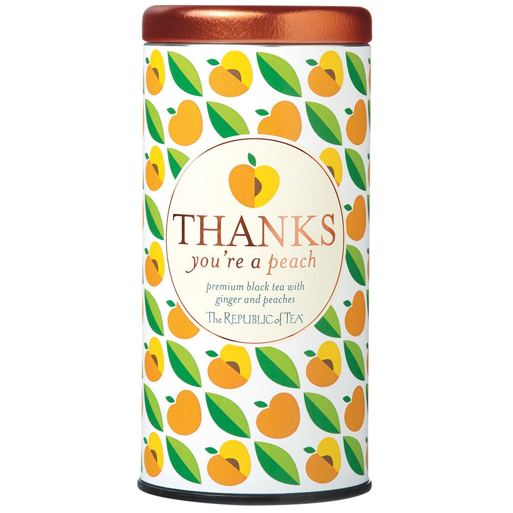 The Republic of Tea - Gift Teas Thanks You're a Peach Black (Case)