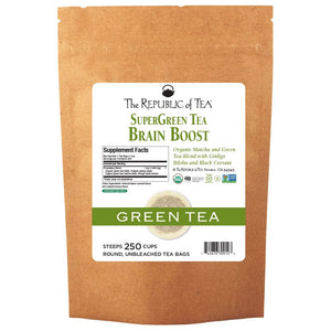 The Republic of Tea - SuperGreen Organic Brain Boost Bulk Bag (250 ct)