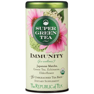 The Republic of Tea - SuperGreen Organic Immunity (Case)