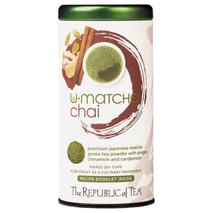 The Republic of Tea - U•Matcha® Chai Powder (Case)