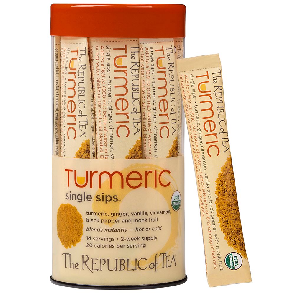 The Republic of Tea - Single Sips® Organic Turmeric (Case)