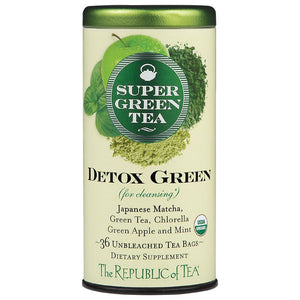 The Republic of Tea - SuperGreen Organic Detox Green (Single)