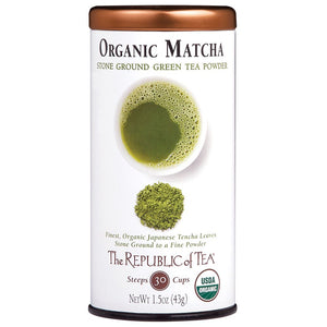 The Republic of Tea - Organic Full-Leaf Matcha Powder (Case)