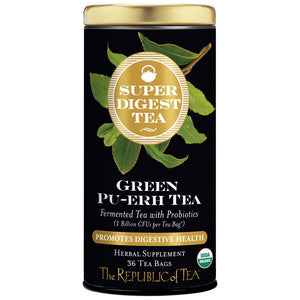 The Republic of Tea - SuperDigest Tea® Collection Organic Green Pu-erh (Case)