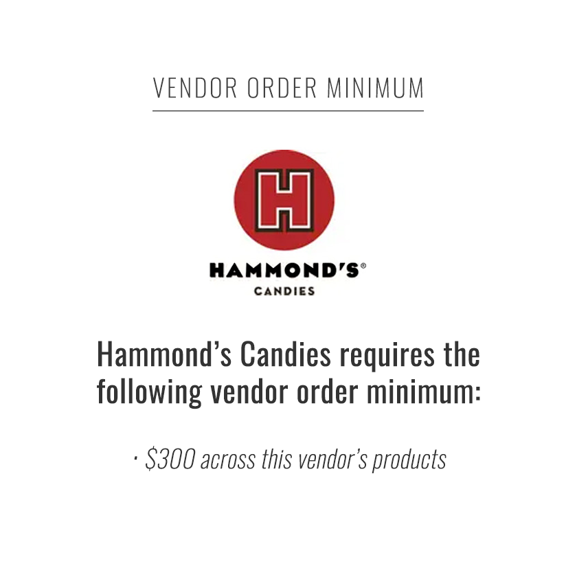 Hammond's Candies - Shipper - ODP SUR Snack Bags (48 pieces)