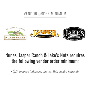 Jake's Nut Roasters - 1.5oz Bags Counter Top Display - Buffalo Almonds