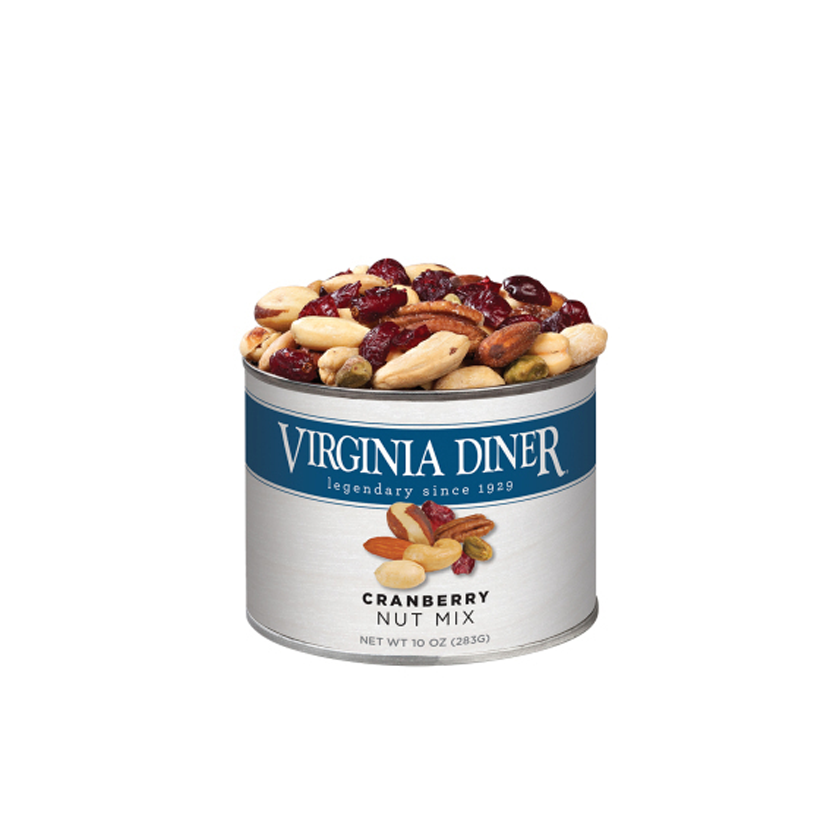 Virginia Diner Cranberry Nut Mix Tin 10oz
