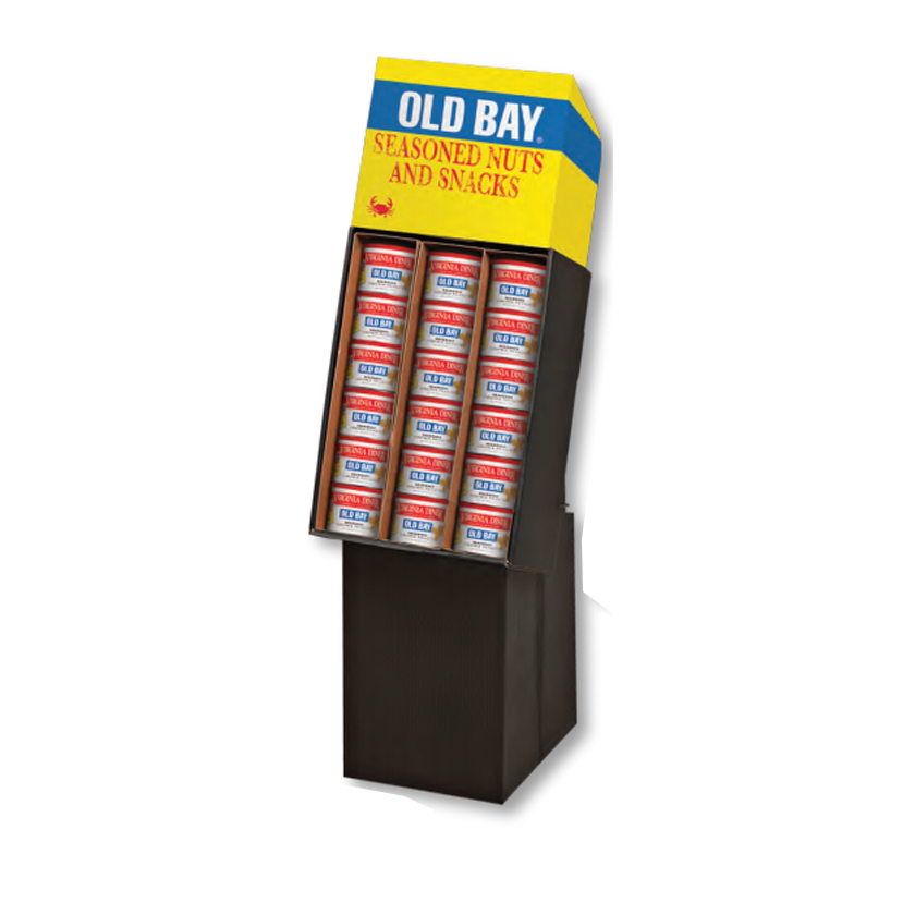 Virginia Diner Old Bay Peanut Shipper - (36) 10oz Tins