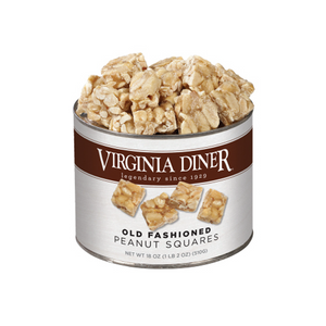 Virginia Diner Classic Old Fashioned Peanut Squares Tin 10oz
