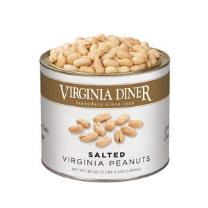 Virginia Diner Salted Virginia Peanuts Tin 36oz