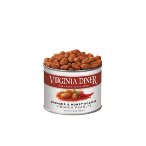 Virginia Diner Sriracha Honey Roasted Peanuts Tin 9oz