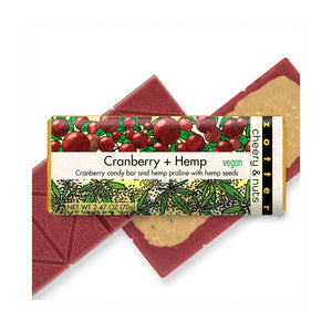 Zotter - Cheery & Nuts - Cranberry + Hemp