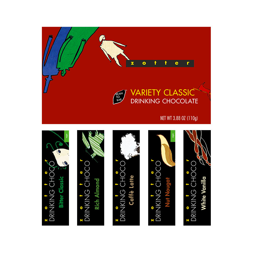 Zotter Drinking Chocolate - Variety Classic