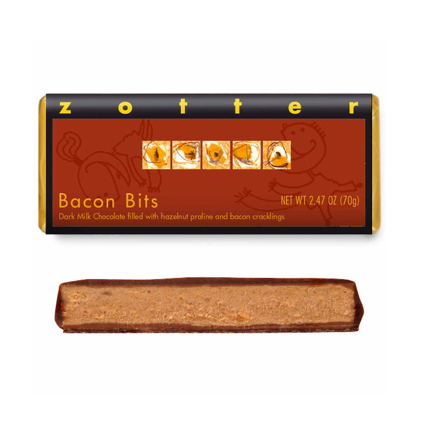 Zotter Filled Chocolate - Bacon Bits