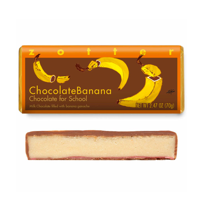 Zotter Filled Chocolate - Chocolate Banana "Uganda"