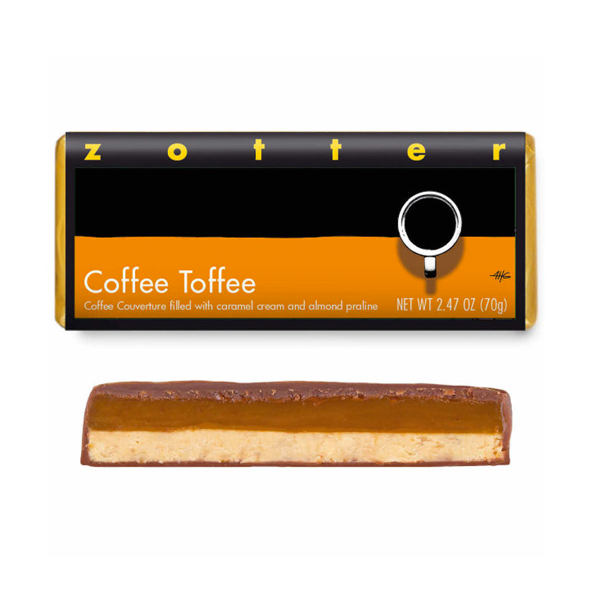 Zotter Filled Chocolate - Coffee Toffee