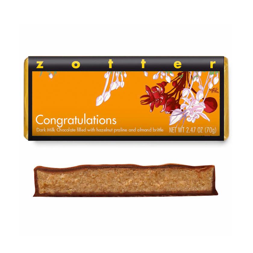 Zotter Filled Chocolate - Congratulations