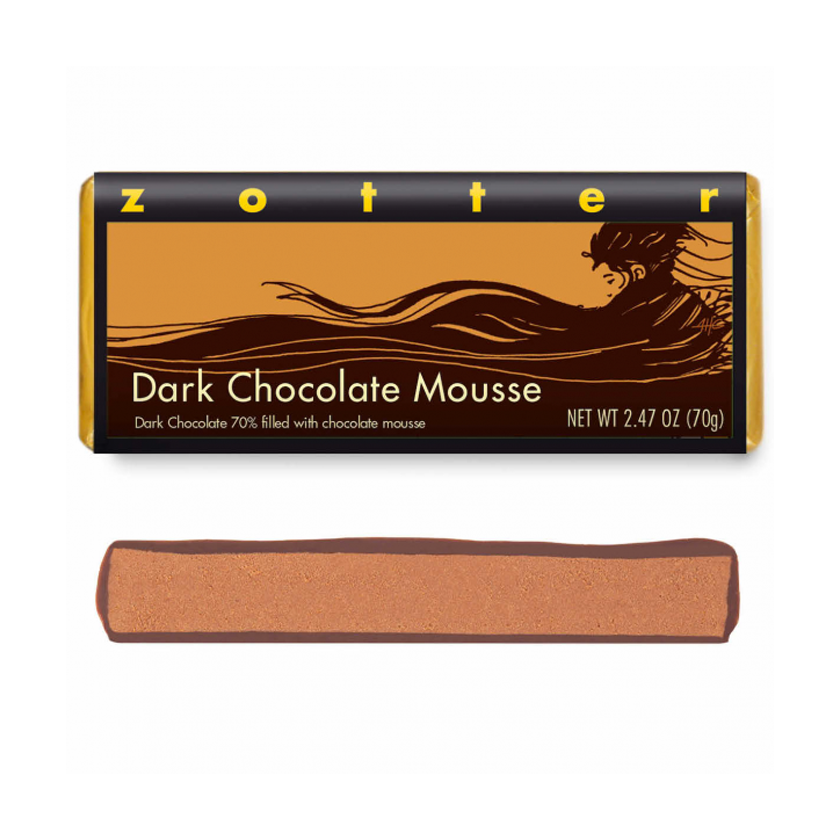 Zotter Filled Chocolate - Dark Chocolate Mousse