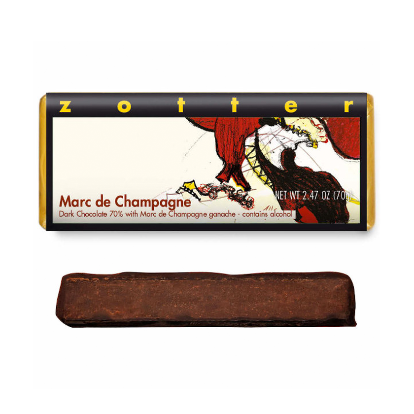 Zotter Filled Chocolate - Marc de Champagne